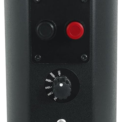 Rockville Wet Array 5 Noir 70V 60W Enceinte colonne murale commerciale pivotante, conception Line Array 2 voies, étanche IP55, utilisation intérieure/extérieure pour restaurants, églises, auditoriums