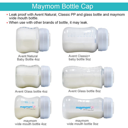 Wide Neck Breastmilk Collection & Storage Bottle 9oz; Remarkable SureSeal Disc. Fits Spectra S2, S1, 9 Plus and Avent Breastpumps. Replace Spectra & Avent Bottles