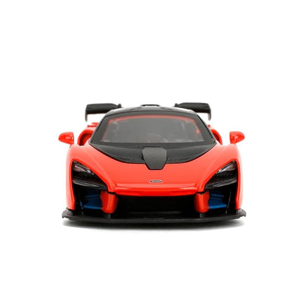 Jada Fast & Furious 1:32 McLaren Senna Die-Cast Model – Opening Doors, Rubber Tires, Movie Authenticity – Collectible for Ages 8+ – Red