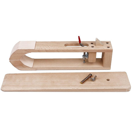 Tosnail Wood Leather Craft Hand Stitching Pony Horse Leather Clamp with Pre Wrapped Leather Clamp