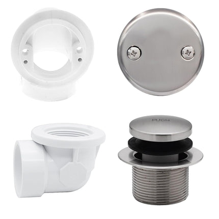 Westbrass Tip Toe SCH. 40 PVC Plumber's Pack with 