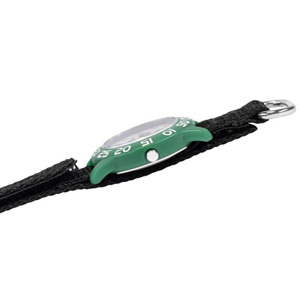 STAR WARS Time Teacher Analog Quartz Watch with Nylon Band Plastic Strap, Black