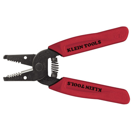 Klein Tools 11046 Wire Stripper, Wire Cutter for 16-26 AWG Stranded Wire, Compact Nose with Precision-Ground Stripping Holes, Made in USA