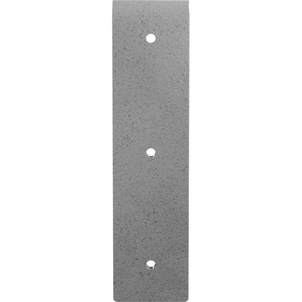 Ekena Millwork BKTM02X08X08HAHGY Steel Bracket Hamilton, 2"W x 8"D x 8"H, Hammered Gray