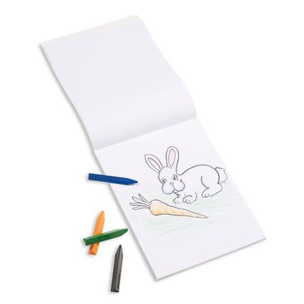 Bloc de dibujo Melissa & Doug (22,86 x 30,48 cm) con 50 hojas de papel blanco bond