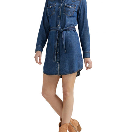 Wrangler Women's Retro Long Sleeve Western Snap Dr