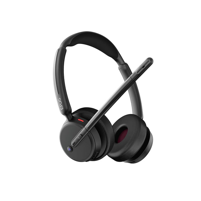 EPOS IMPACT 500 ANC Wireless Headset – Teams Certified with USB-C & USB-A Connectivity – Advanced Bluetooth Audio for Smarter, Distraction-Free Work