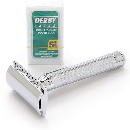 Baxter Of California Safety Razor for Men, Reduce Ingrown Hairs and Burn, One Size, Black, 838364000073