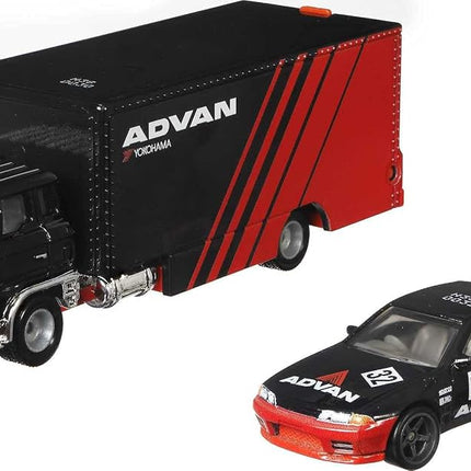 Hot Wheels 2021 Team Transport Nissan Skyline GT-R (BNR32) & Sakura Sprinter #27