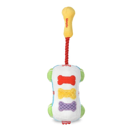 Fisher-Price for Pets Sound-Bites Plush Toy Xylophone for Puppies, Sounds Desensitize Pups to Noises - Noise-Making Chew Toy for Puppies - Multifunctional Dog Toy