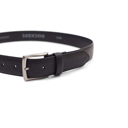 Dockers Men's Leather Casual Belt, Everyday Style (Regular and Big & Tall Sizing), Black Classic, X-Large (42-44)