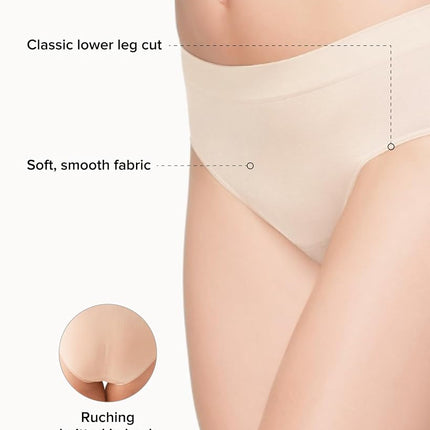 Wacoal Women's B-Smooth Brief Panty, Sand, M
