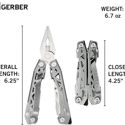 Gerber Suspension NXT Multi-Tool, Unisex-Adult, Stainless Steel