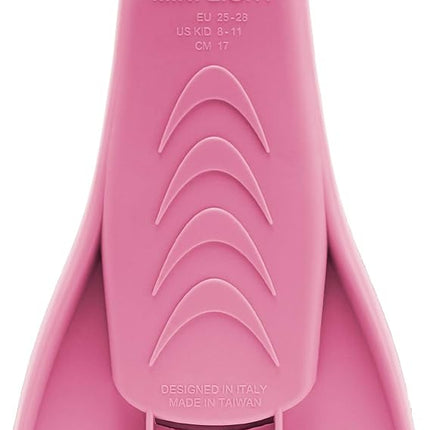 Cressi Unisex Youth Mini Light Unisex Kids Short Fins for Diving and Snorkeling, Pink, 23 24 7 Kid UK