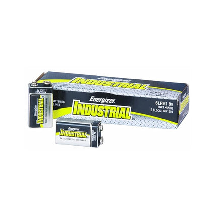 Energizer Industrial Alkaline 9v Batteries, 12/Box