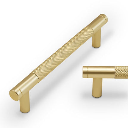 BUKOBYHE 10 Pack 5Inch Kitchen Cabinet Handles Bru