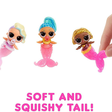 L.O.L. Surprise! Mermaids Baby Sisters - With Colour-Changing Tails, Random Assortment, Includes 1 Doll with Cute Accessories, Collect All 8 Dolls, For Kids Ages 4 and Up, Rosa