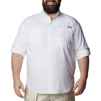 Columbia Men's Tamiami II Long Sleeve Shirt, White, 6X Big