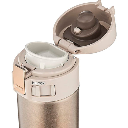 Zojirushi Stainless Steel Leak Proof Vacuum Insulated Travel Mug, 480 ml, Champagne Gold