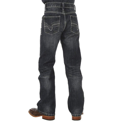 Wrangler Big Boys' 20x Vintage Boot Cut Jean, Canyon Lake, 12 Reg