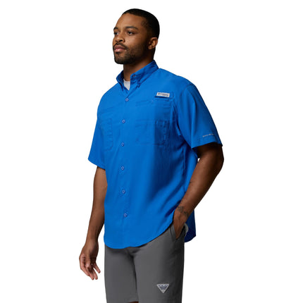 Columbia Men's Big and Tall Tamiami II SS Shirt, Vivid Blue, 3X