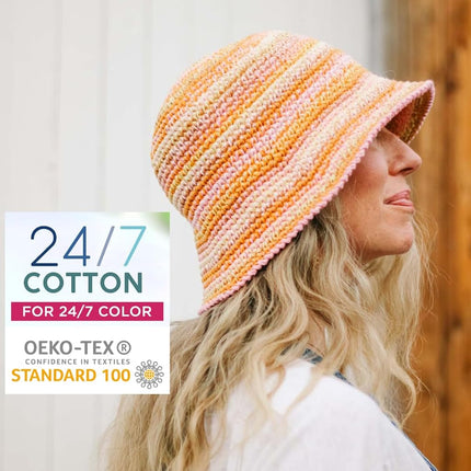 (Lot de 3) Fil de coton 24/7 Lion Brand Yarn, Taupe