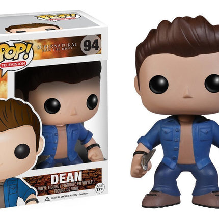 POP Supernatural - Dean Winchester Funko Vinyl Figure (Bundled with Compatible Box Protector Case), Multicolored, 3.75 inches