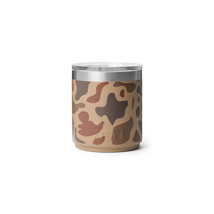 YETI Rambler 10 oz Stackable Lowball 2.0, Vacuum Insulated, Stainless Steel with MagSlider Lid, Wetlands Camo