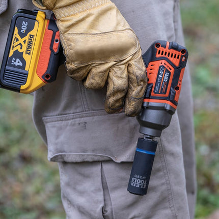 KLEIN TOOLS BAT20CW 1/2-Inch Battery-Operated Impact Wrench with Compact Design for Excellent Control in Tight Spaces (Power Tool Only)