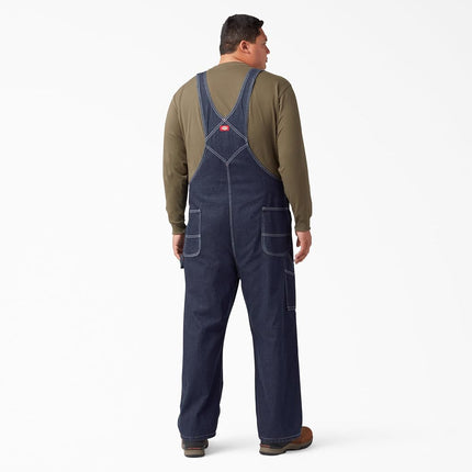 Dickies mens Big-Tall Bib overalls and coveralls workwear apparel, Indigo Rigid, 58W x 32L US