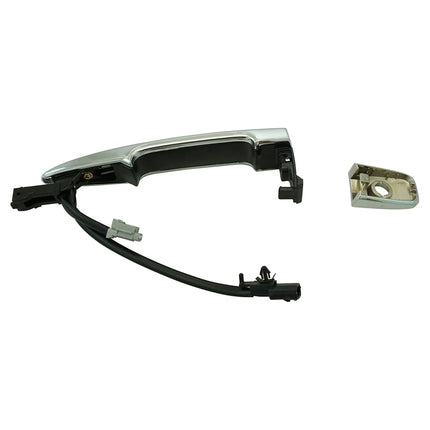 TRQ Front Exterior Chrome Door Handle Driver Side LH LF for Nissan Maxima Murano