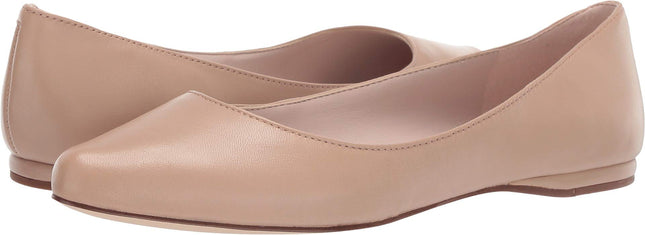 Nine West Women's Wnspeakup Flats, Light Natural, 9.5 UK