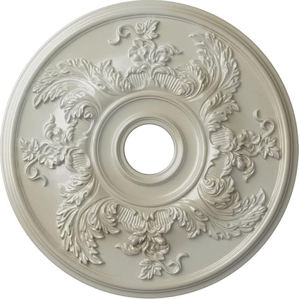 Ekena Millwork CM23ACFBS Acanthus Twist Ceiling Medallion 23-5/8" x 4-5/8" x 1-7/8" Flash Blue