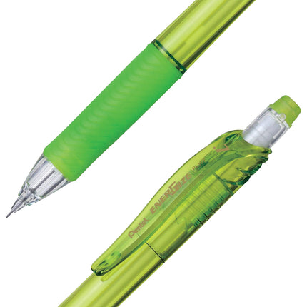 Pentel Energize-X Mechanical Pencil (0.5mm) Light Green Barrel, Box of 12 (PL105K)