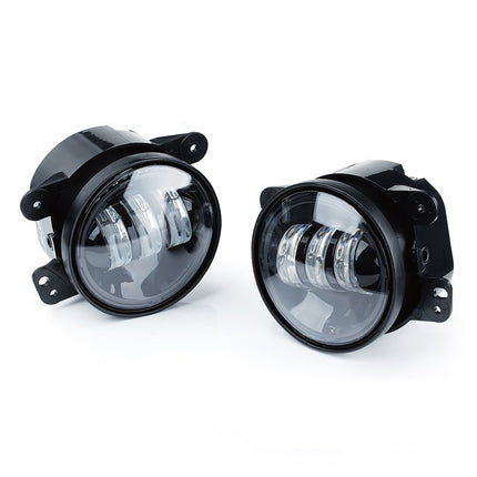 Xprite 4" Inch LED Fog Lights, White LED Chip Lamp