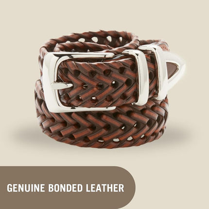 Perry Ellis mens1P55003Portfolio Braided Belt Belt - brown - 32