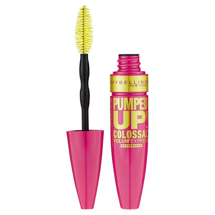 Maybelline Colossal Pumped Up! Volumizing Waterproof Mascara - Classic Black, 9.5 ml (Pack of 1), K1569200