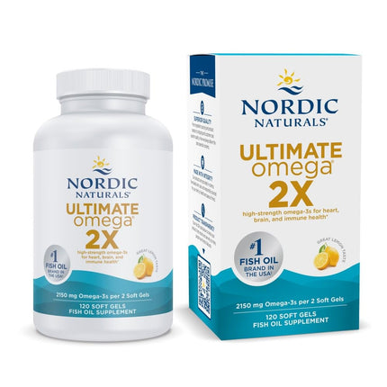 Nordic Naturals Ultimate Omega 2X, Lemon Flavor - 