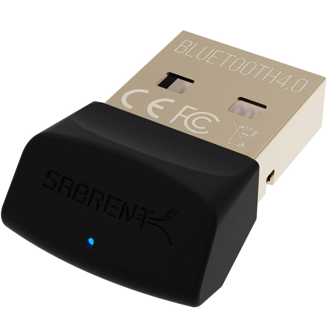 SABRENT USB Bluetooth 4.0 Adapter Dongle for PC La