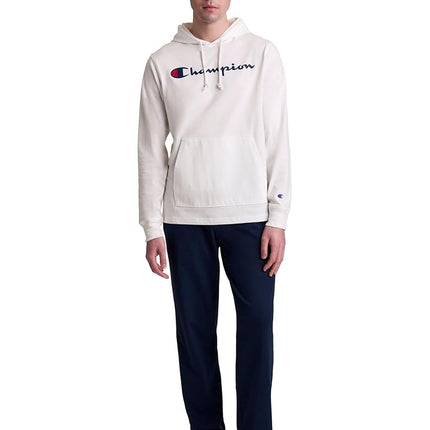 Champion Men's MIDDLEWEIGHT Hoodie Jacket, White, XL