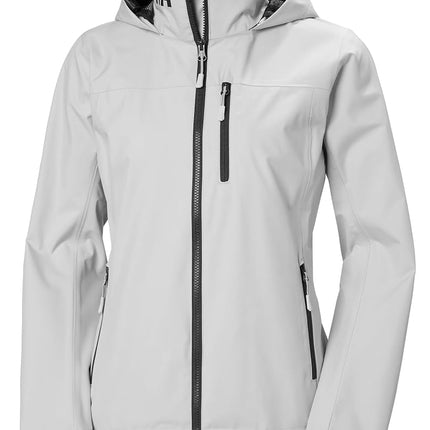 Helly Hansen Women's W Crew Hooded Jacket 2.0, Gre