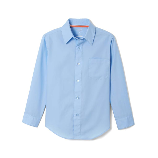 French Toast Boys Long Sleeve Classic Dress (Stand