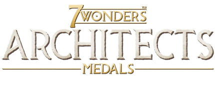 Asmodee | Repos Production | 7 Wonders: Architects - Medals Expansion | Civilization Strategy Game | 2-7 Players, Ages 8+