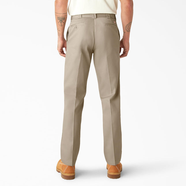 Pantalones de trabajo flexibles Dickies 874 para hombre, color arena del desierto, 30W x 30L