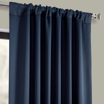 HPD Half Price Drapes Curtain For Room Darkening 50 X 84 (1 Panel), BOCH-193810-84, Navy Blue