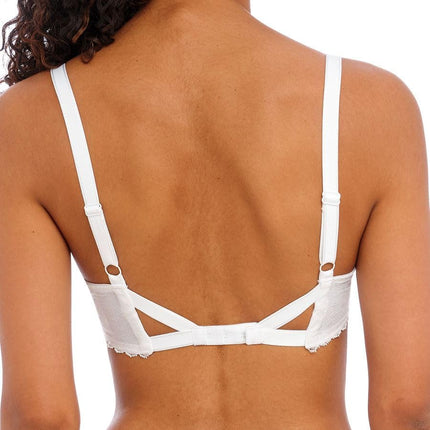 Freya Women's Signature Underwire Plunge Bra, White, 32C