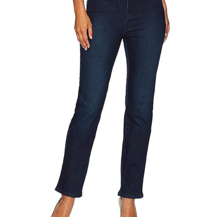 Gloria Vanderbilt womensP000005045Amanda Classic Tapered Jean Solid Jeans - Blue - 6
