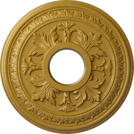 Ekena Millwork CM15BAIGS Baltimore Ceiling Medallion, Iridescent Gold