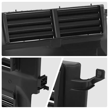 DNA MOTORING Ensamblaje de rejilla de radiador estilo OE delantero compatible con Focus 2012-2014, sin ST, FO1206125, 601316, OEM-RSH-CM5Z8475A