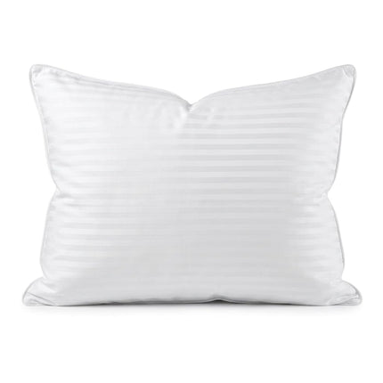 East Coast Bedding Balanced Dream Almohada de plumas de ganso 50/50, tamaño Queen, 50x75 cm, soporte medio con funda 100% algodón – Paquete individual